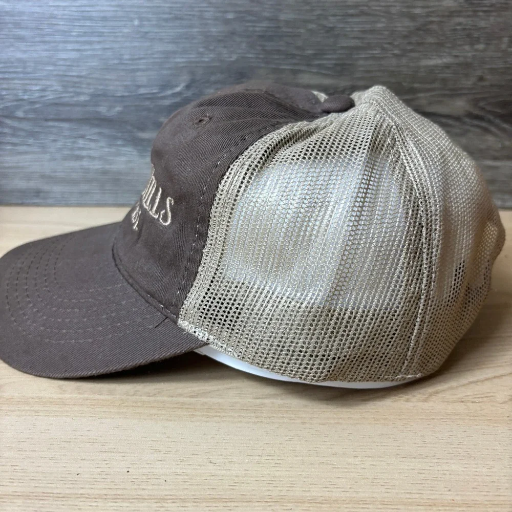 Dogwood Hills Golf Course Hat Cap Strap Back‎ Brown Adjustable